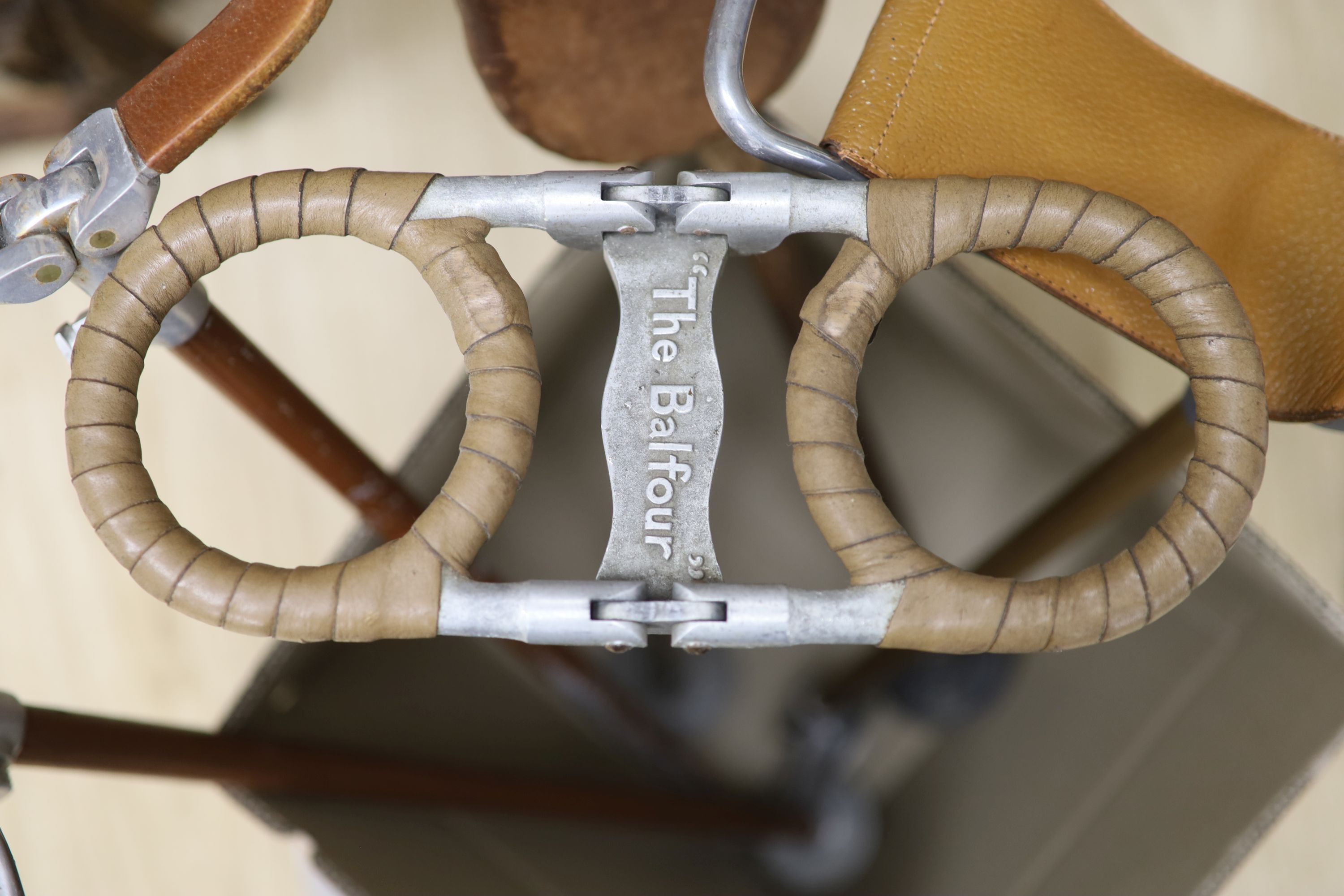 A collection of five vintage shooting sticks